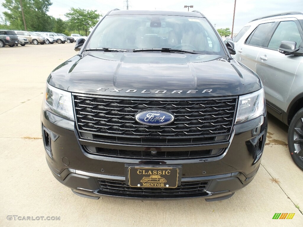 2018 Explorer Sport 4WD - Shadow Black / Ebony Black photo #2