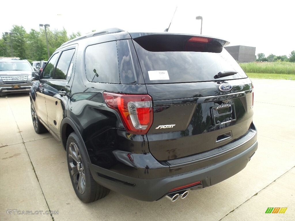 2018 Explorer Sport 4WD - Shadow Black / Ebony Black photo #3