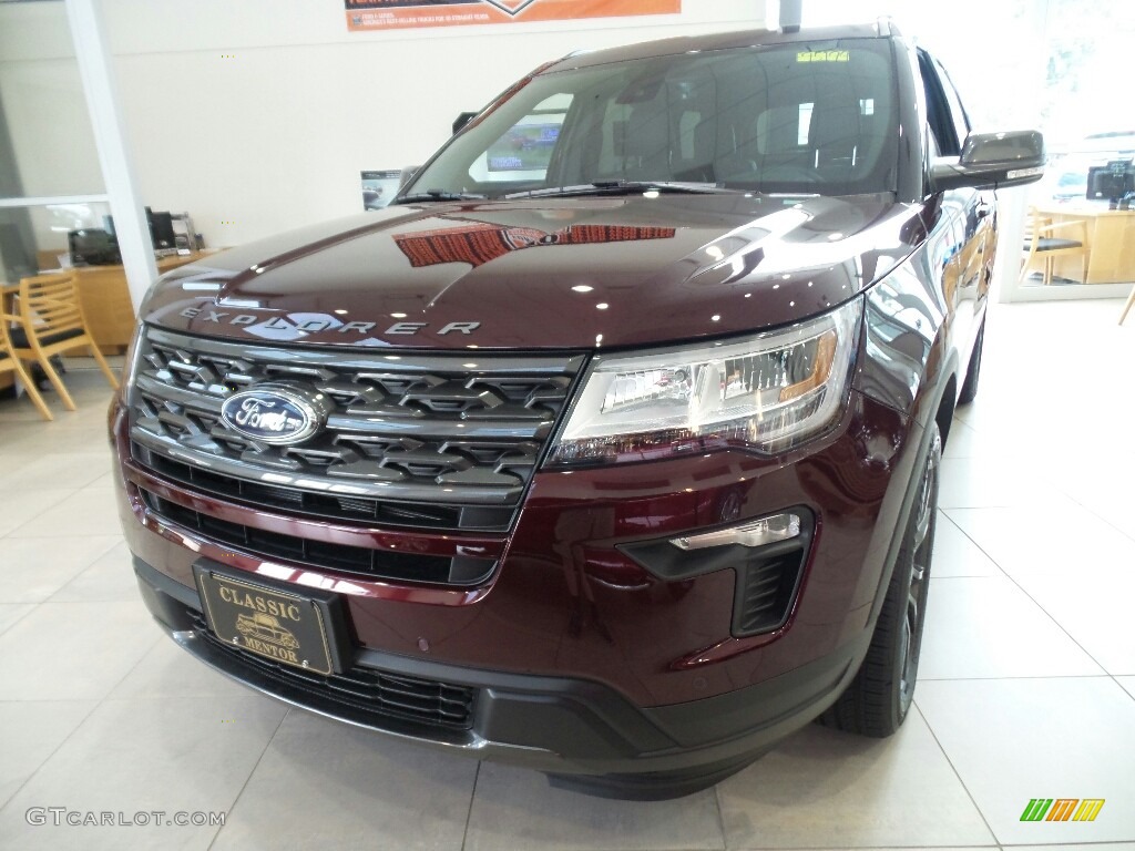 2018 Explorer XLT 4WD - Burgundy Velvet / Ebony Black photo #1