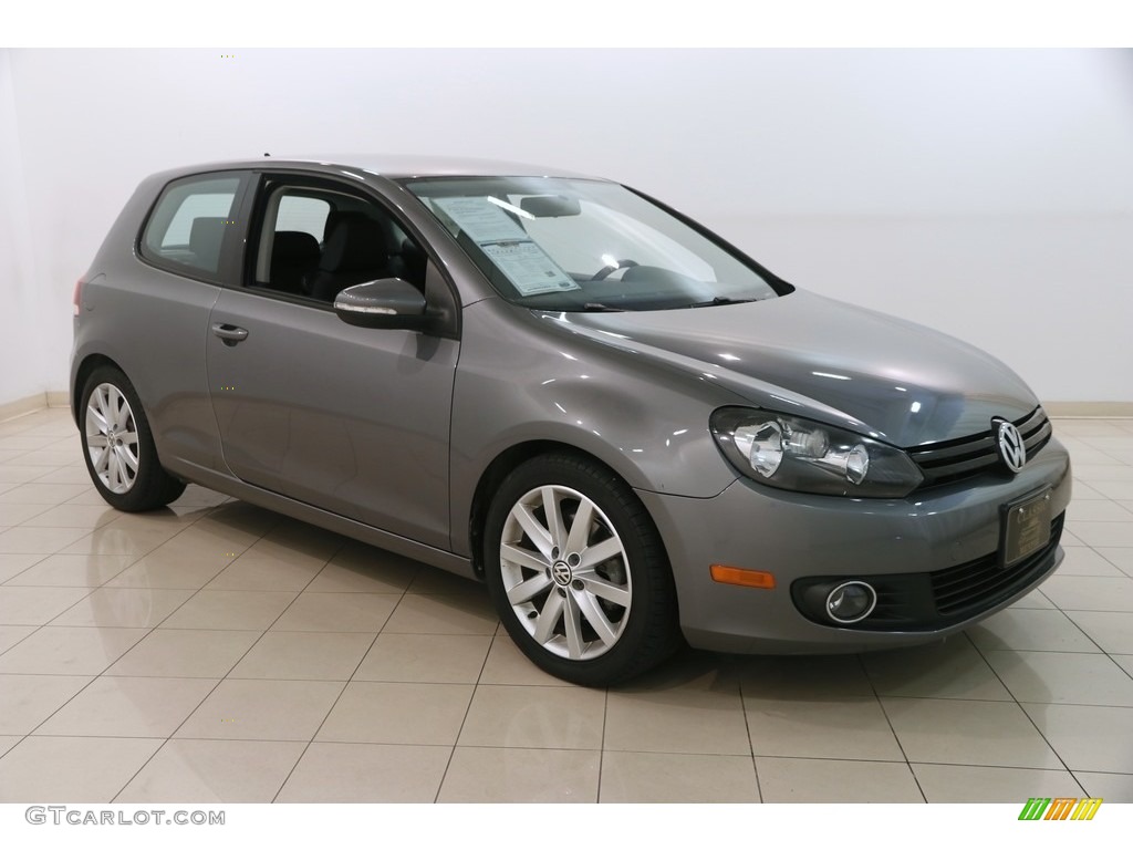 2011 Golf 2 Door TDI - United Gray Metallic / Titan Black photo #1