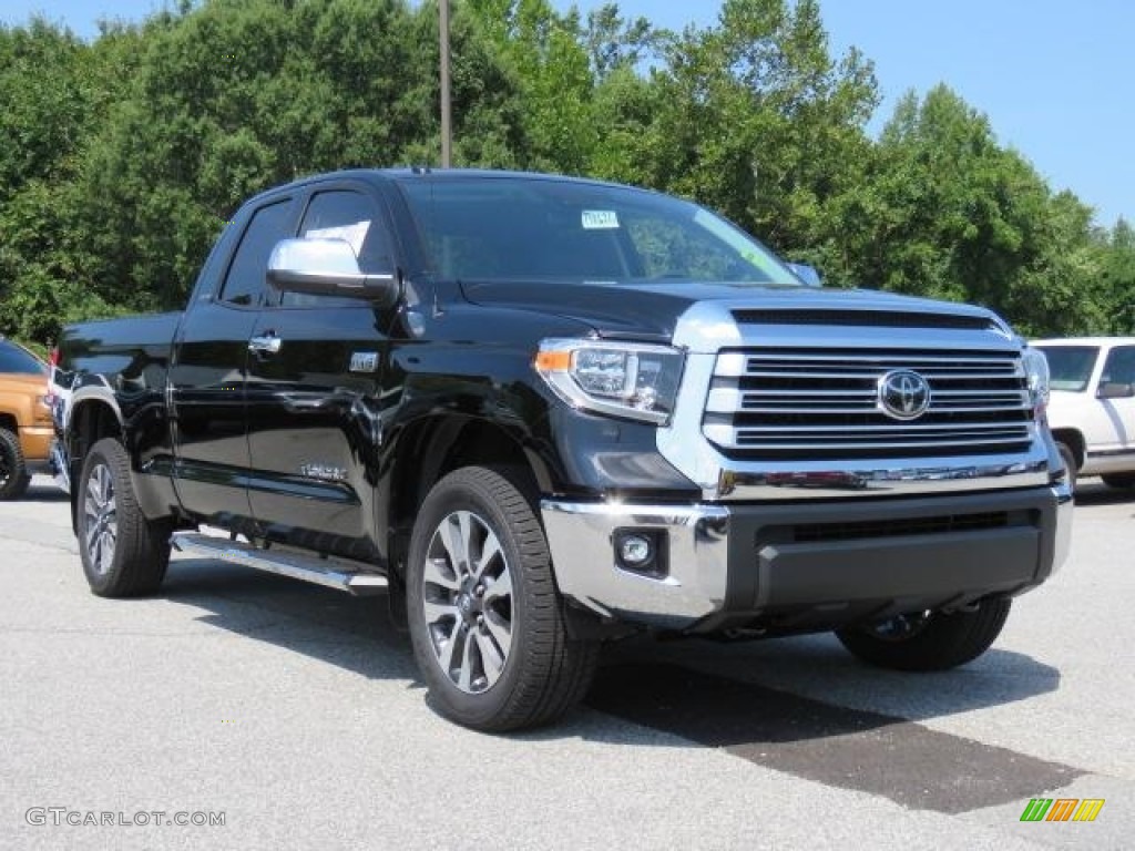 2018 Tundra Limited Double Cab 4x4 - Midnight Black Metallic / Graphite photo #1