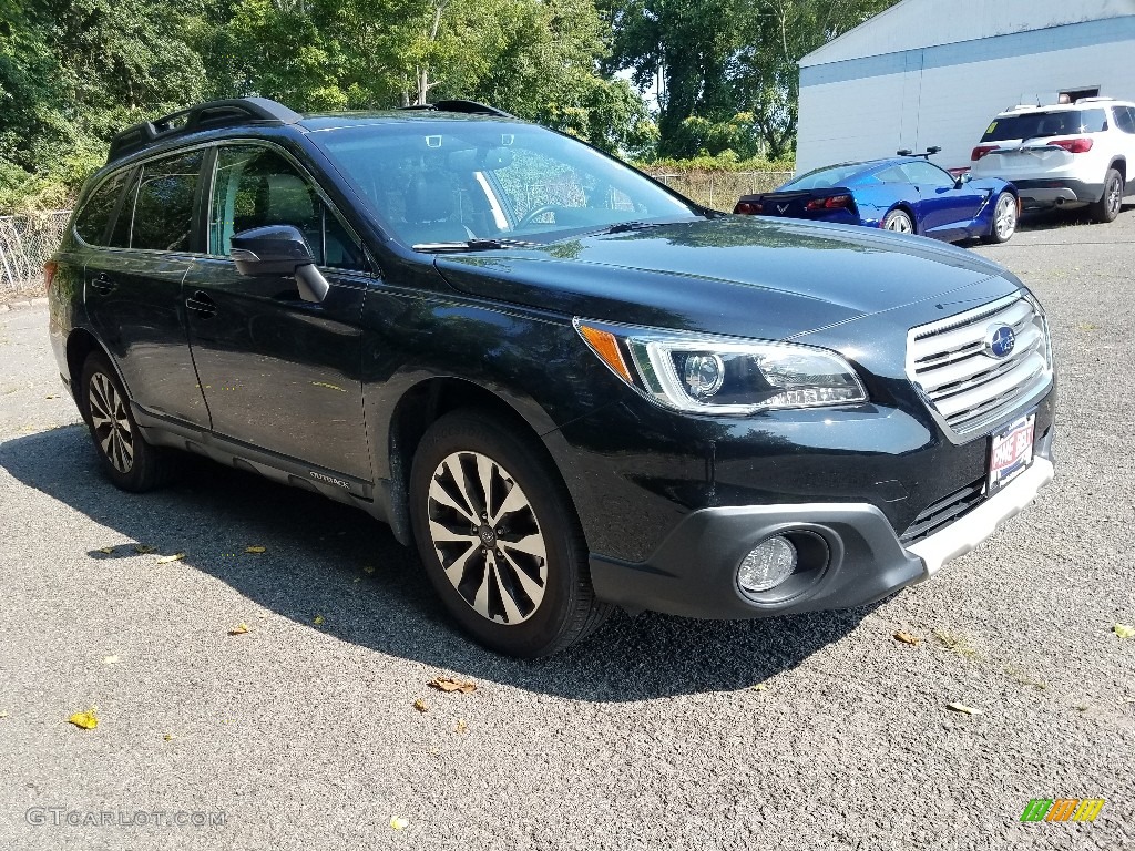 2016 Outback 2.5i Limited - Crystal Black Silica / Slate Black photo #1