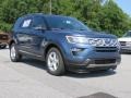 2018 Blue Metallic Ford Explorer XLT  photo #1