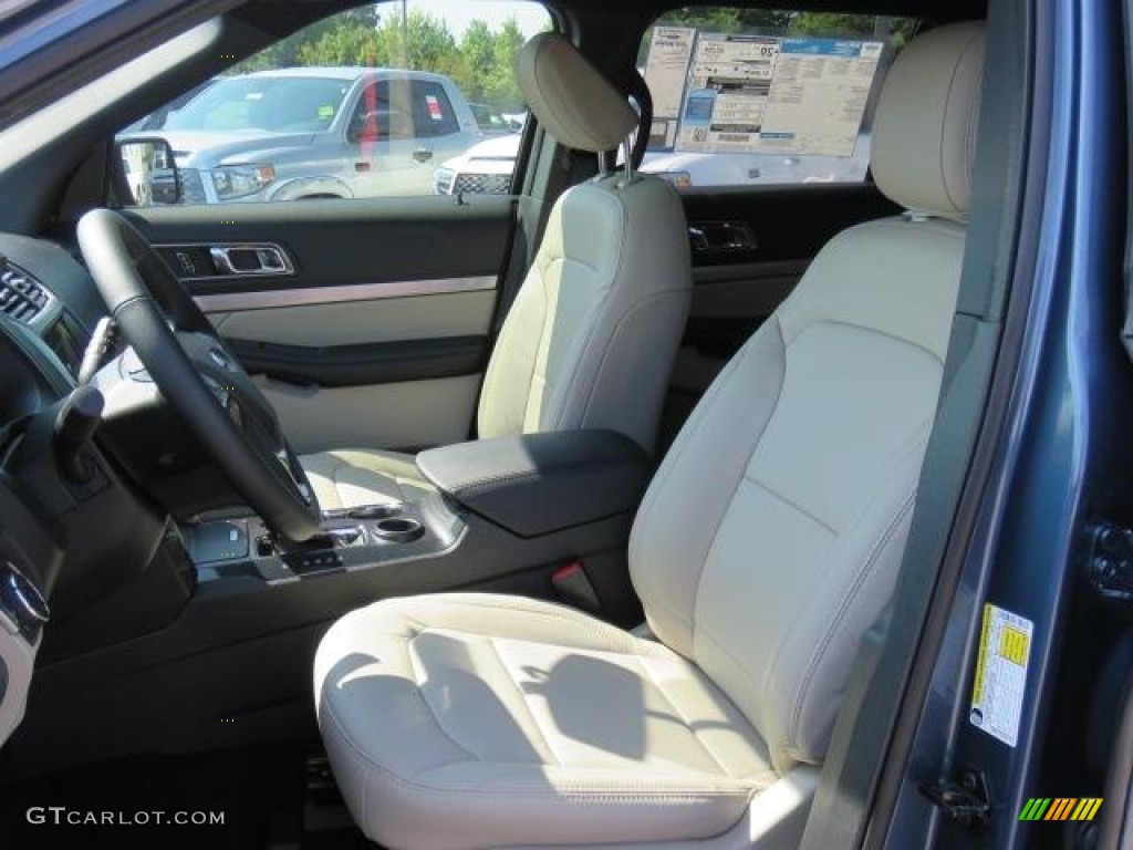 2018 Explorer XLT - Blue Metallic / Medium Stone photo #9