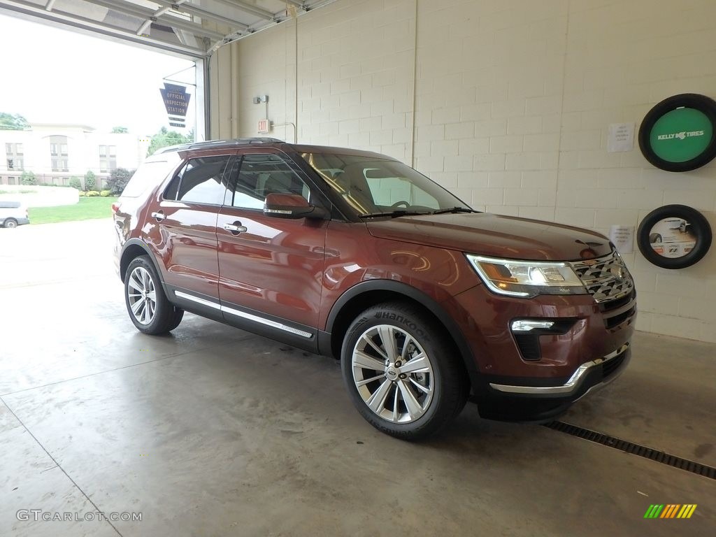 2018 Explorer Limited 4WD - Cinnamon Glaze / Medium Stone photo #1