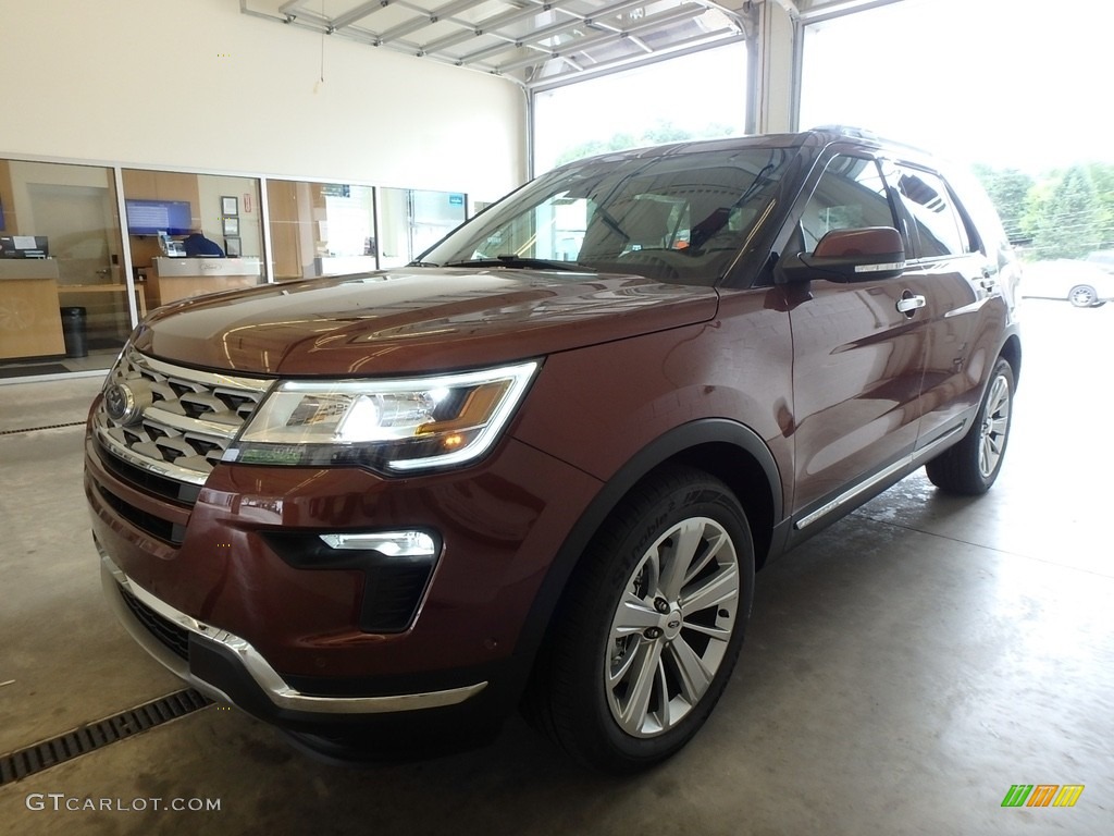 2018 Explorer Limited 4WD - Cinnamon Glaze / Medium Stone photo #4