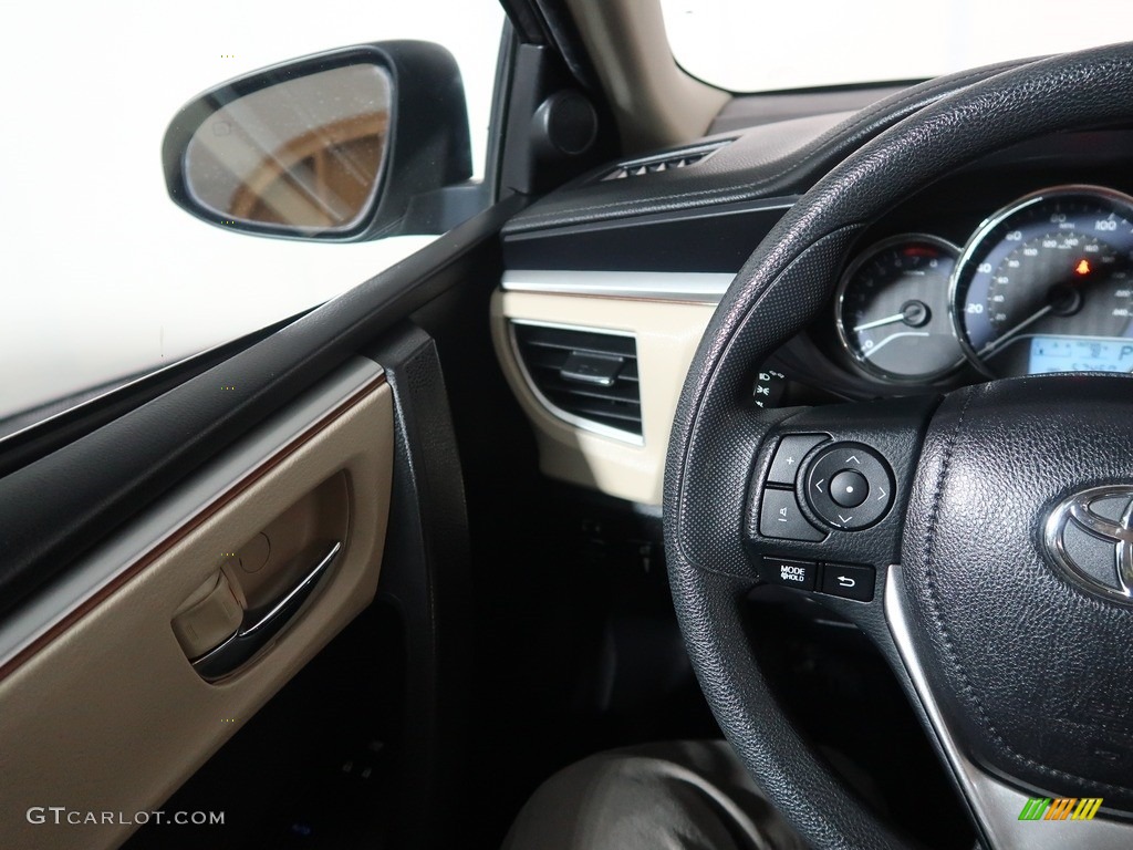 2016 Corolla LE - Brown Sugar Metallic / Ivory photo #16