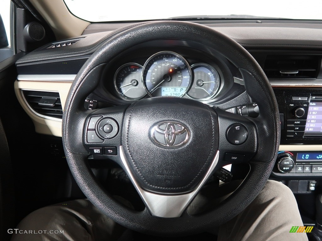 2016 Corolla LE - Brown Sugar Metallic / Ivory photo #17