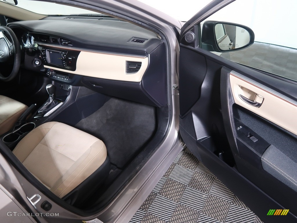 2016 Corolla LE - Brown Sugar Metallic / Ivory photo #35