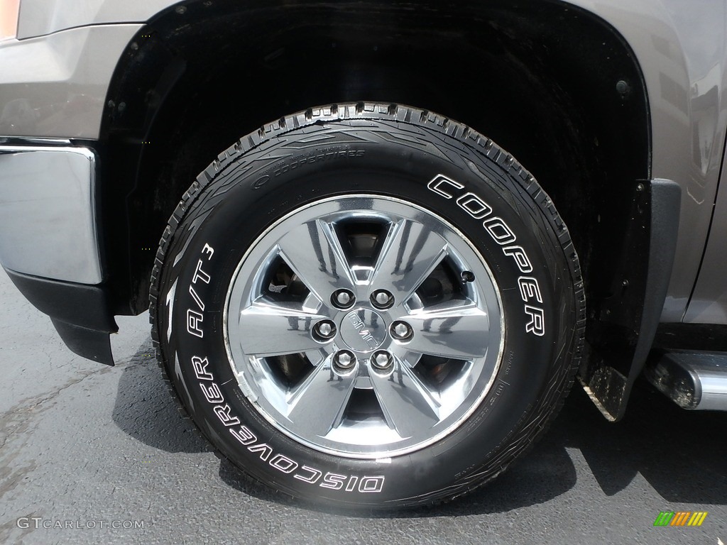 2012 Sierra 1500 SLE Crew Cab 4x4 - Mocha Steel Metallic / Very Dark Cashmere/Light Cashmere photo #14