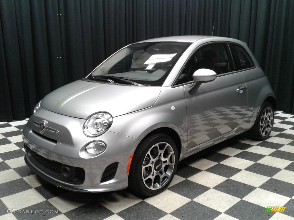 Pompei Silver 2018 Fiat 500 Pop Exterior Photo #128715802