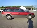 1996 Mica Ruby Red Pearl Subaru Legacy Outback Wagon  photo #6