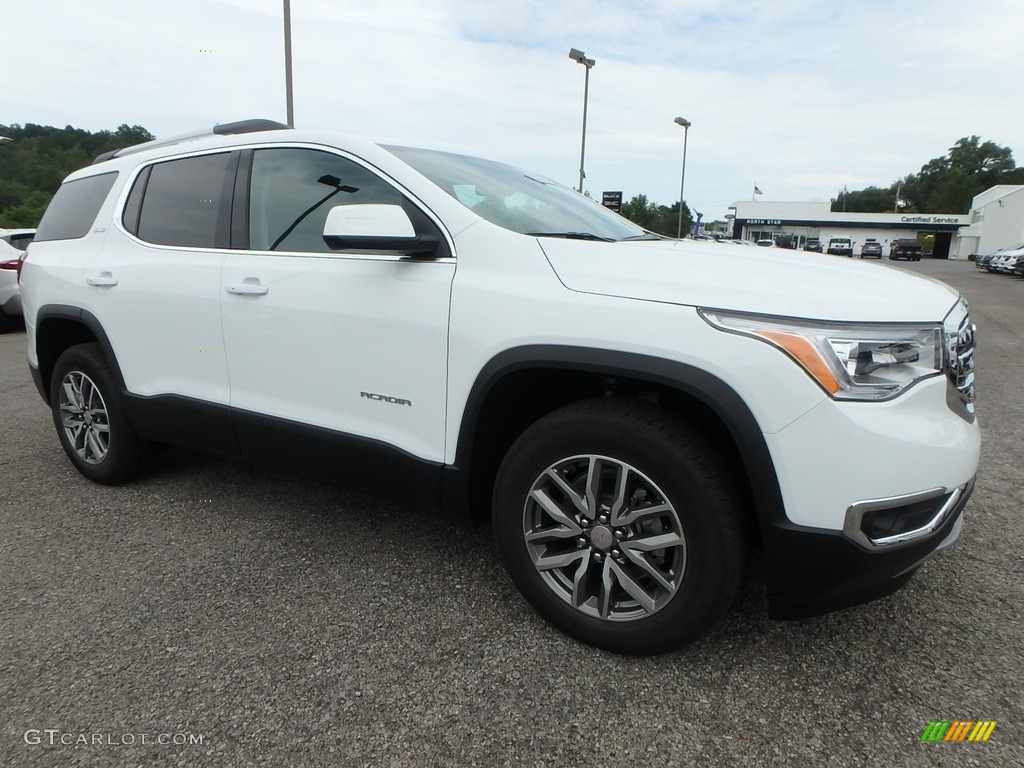 Summit White 2019 GMC Acadia SLE AWD Exterior Photo #128716399