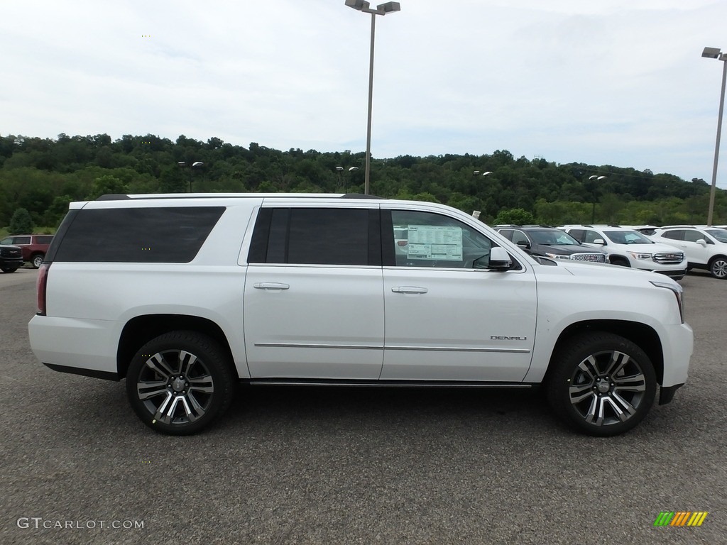 White Frost Tintcoat 2019 GMC Yukon XL Denali 4WD Exterior Photo #128716588