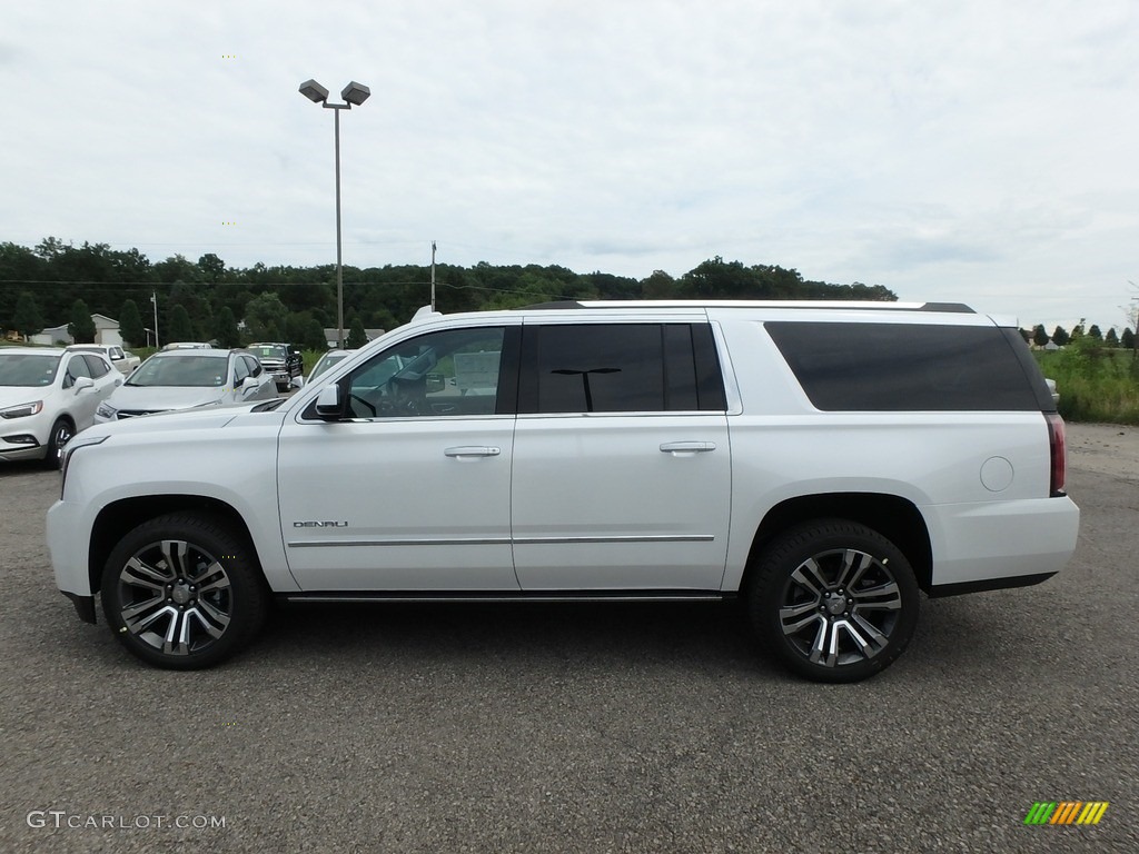 White Frost Tintcoat 2019 GMC Yukon XL Denali 4WD Exterior Photo #128716624