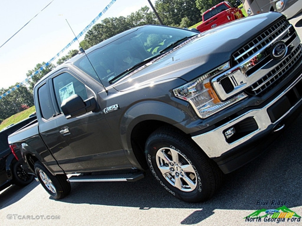 2018 F150 XLT SuperCab 4x4 - Magnetic / Earth Gray photo #33