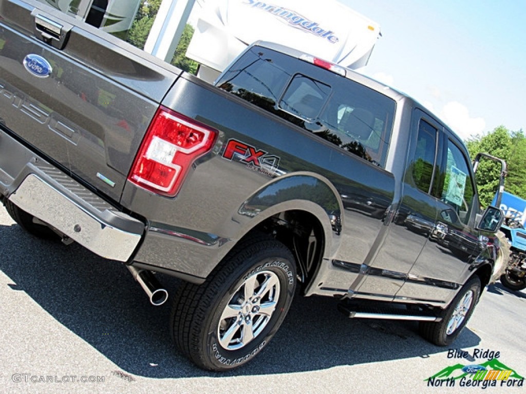 2018 F150 XLT SuperCab 4x4 - Magnetic / Earth Gray photo #34