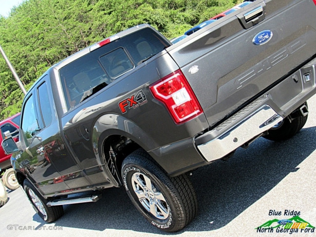 2018 F150 XLT SuperCab 4x4 - Magnetic / Earth Gray photo #35