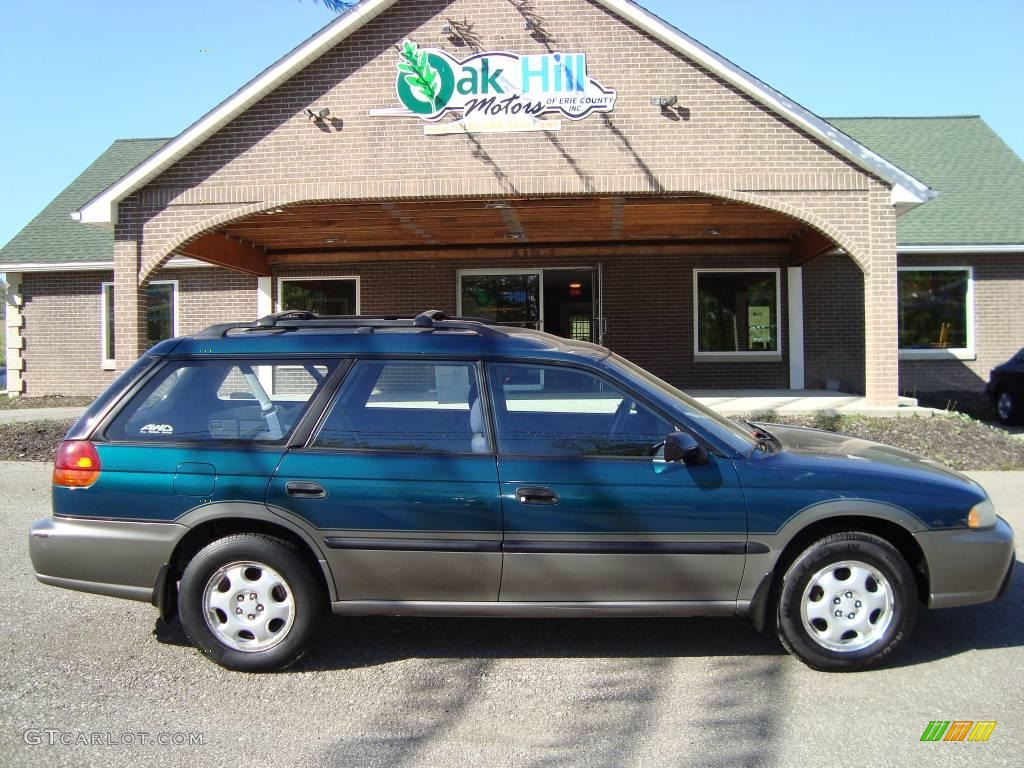 1996 Legacy Outback Wagon - Wintergreen Metallic / Fern photo #1