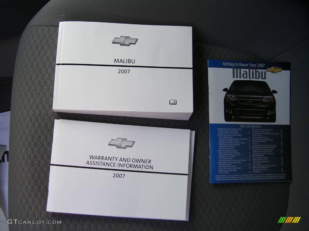 2007 Malibu LS Sedan - Golden Pewter Metallic / Titanium Gray photo #45