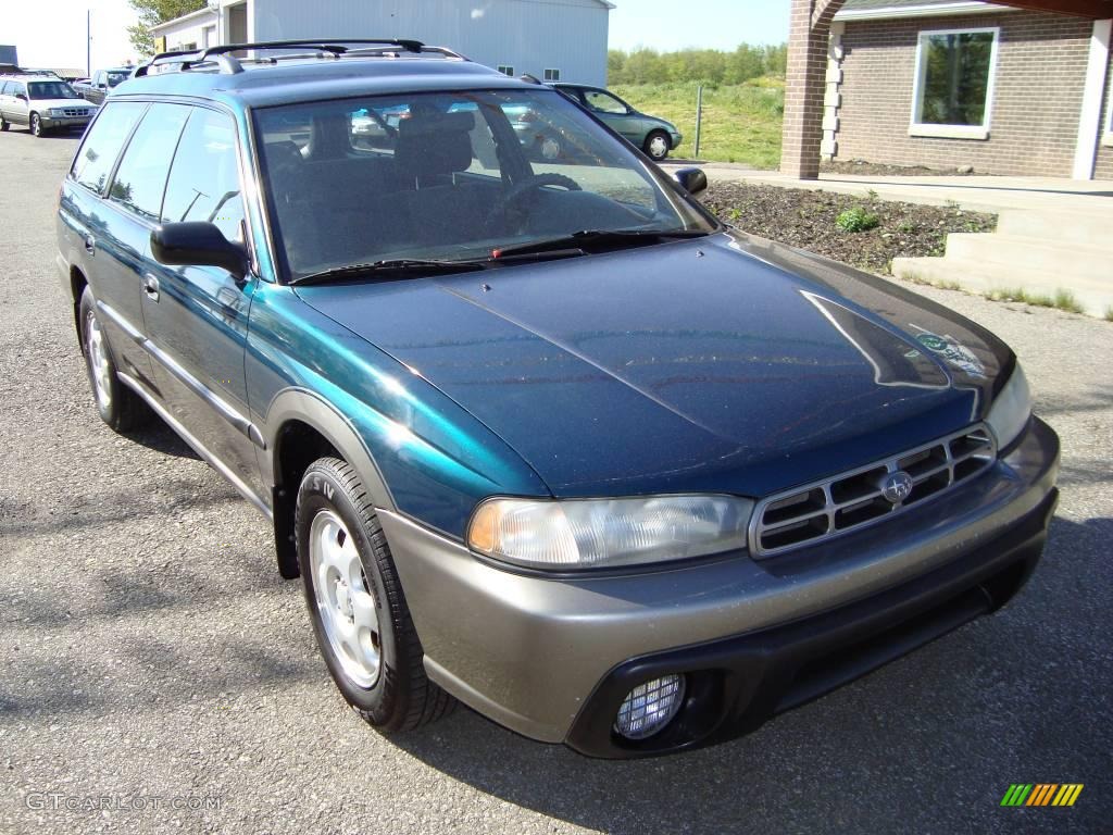 1996 Legacy Outback Wagon - Wintergreen Metallic / Fern photo #2
