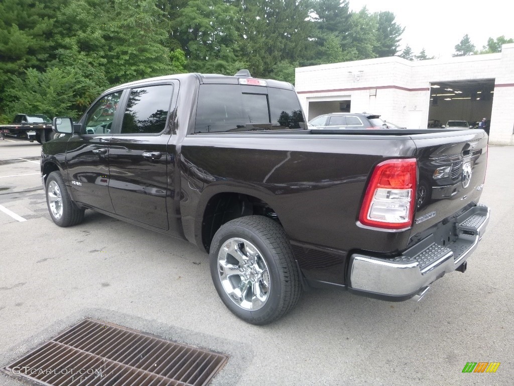 2019 1500 Big Horn Crew Cab 4x4 - Rugged Brown Pearl / Black/Diesel Gray photo #3