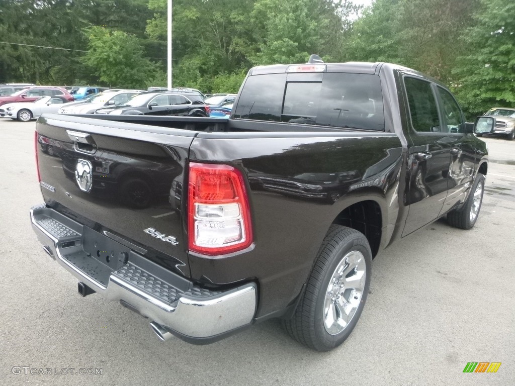 2019 1500 Big Horn Crew Cab 4x4 - Rugged Brown Pearl / Black/Diesel Gray photo #5