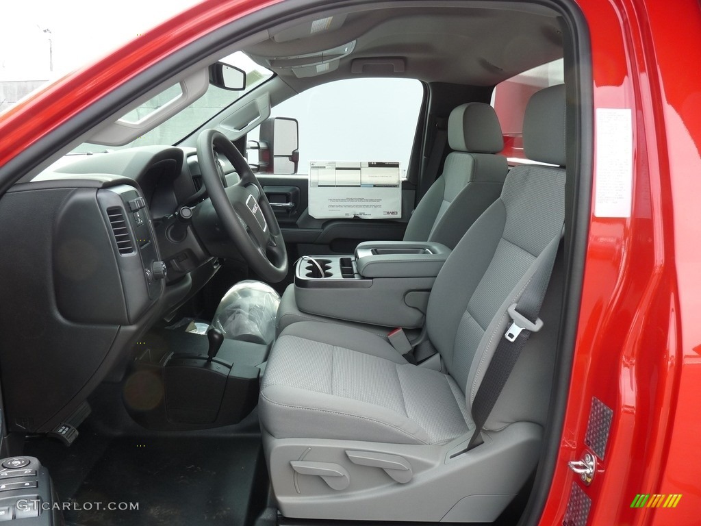 Dark Ash/Jet Black Interior 2019 GMC Sierra 3500HD Regular Cab 4WD Dump Truck Photo #128718363