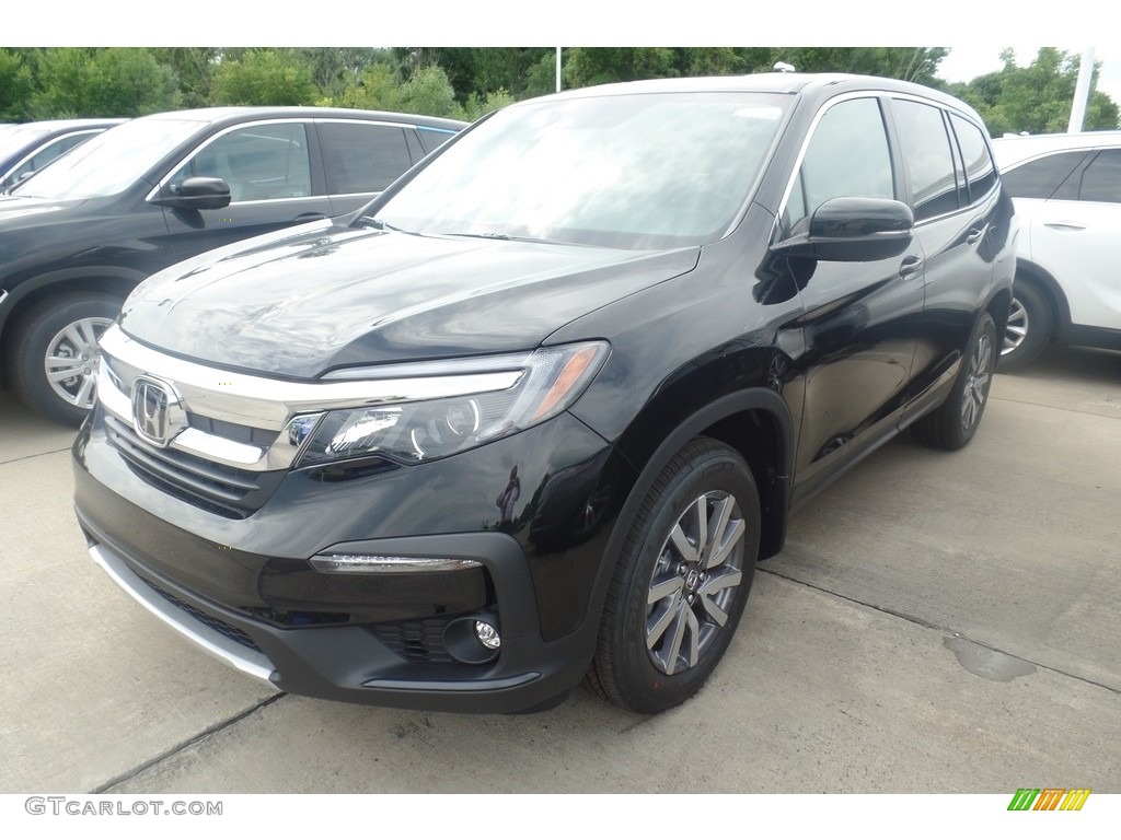 Crystal Black Pearl 2019 Honda Pilot EX-L AWD Exterior Photo #128718364