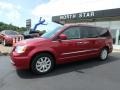 Deep Cherry Red Crystal Pearl 2015 Chrysler Town & Country Touring