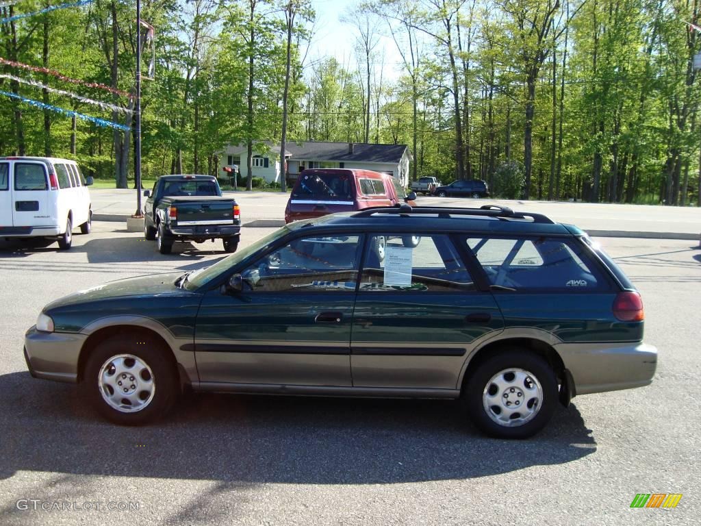1996 Legacy Outback Wagon - Wintergreen Metallic / Fern photo #6