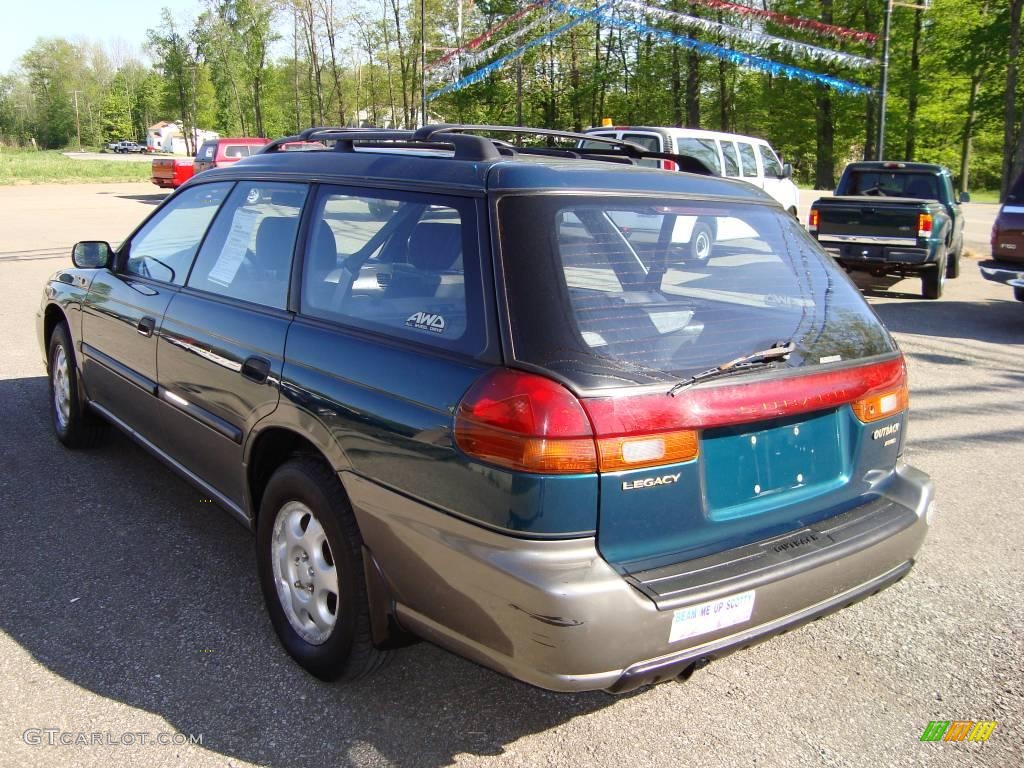 1996 Legacy Outback Wagon - Wintergreen Metallic / Fern photo #7