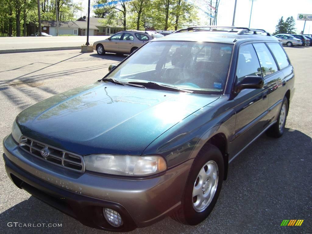 1996 Legacy Outback Wagon - Wintergreen Metallic / Fern photo #8