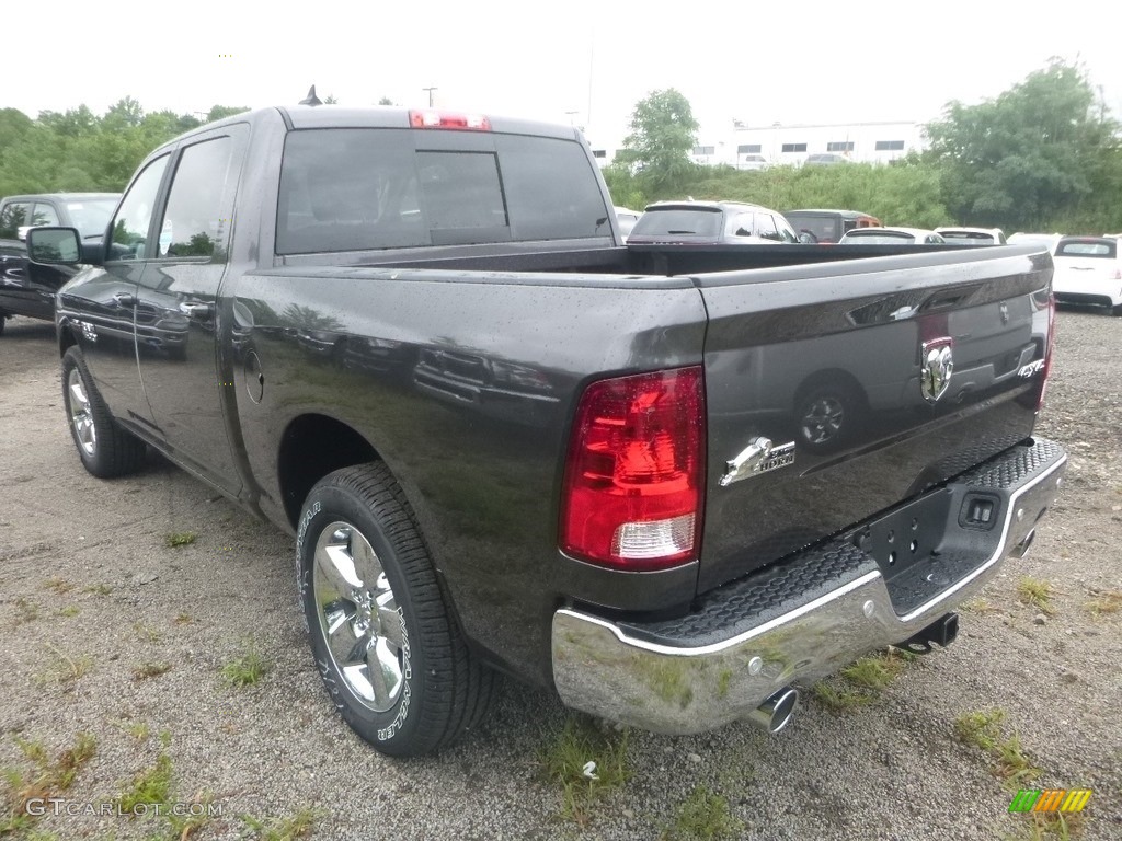 2018 1500 Big Horn Crew Cab 4x4 - Granite Crystal Metallic / Black/Diesel Gray photo #2
