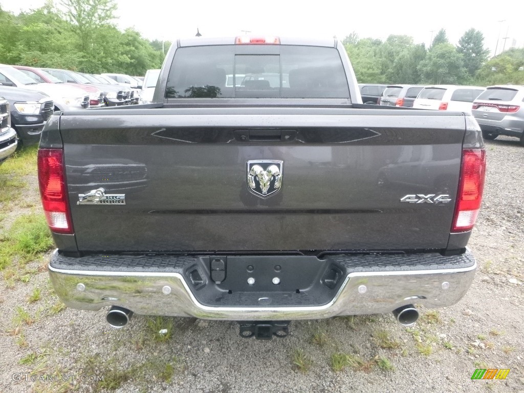 2018 1500 Big Horn Crew Cab 4x4 - Granite Crystal Metallic / Black/Diesel Gray photo #3