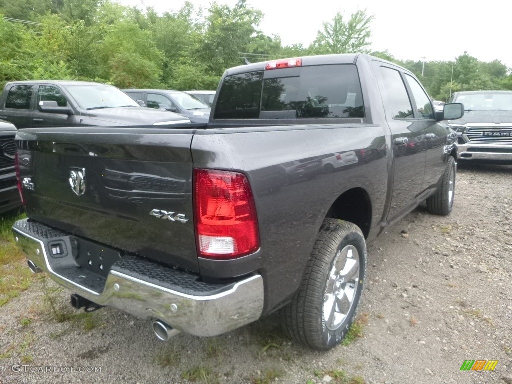 2018 1500 Big Horn Crew Cab 4x4 - Granite Crystal Metallic / Black/Diesel Gray photo #4