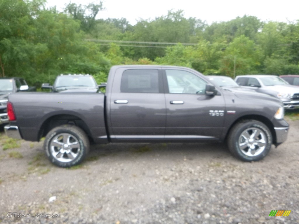 2018 1500 Big Horn Crew Cab 4x4 - Granite Crystal Metallic / Black/Diesel Gray photo #5