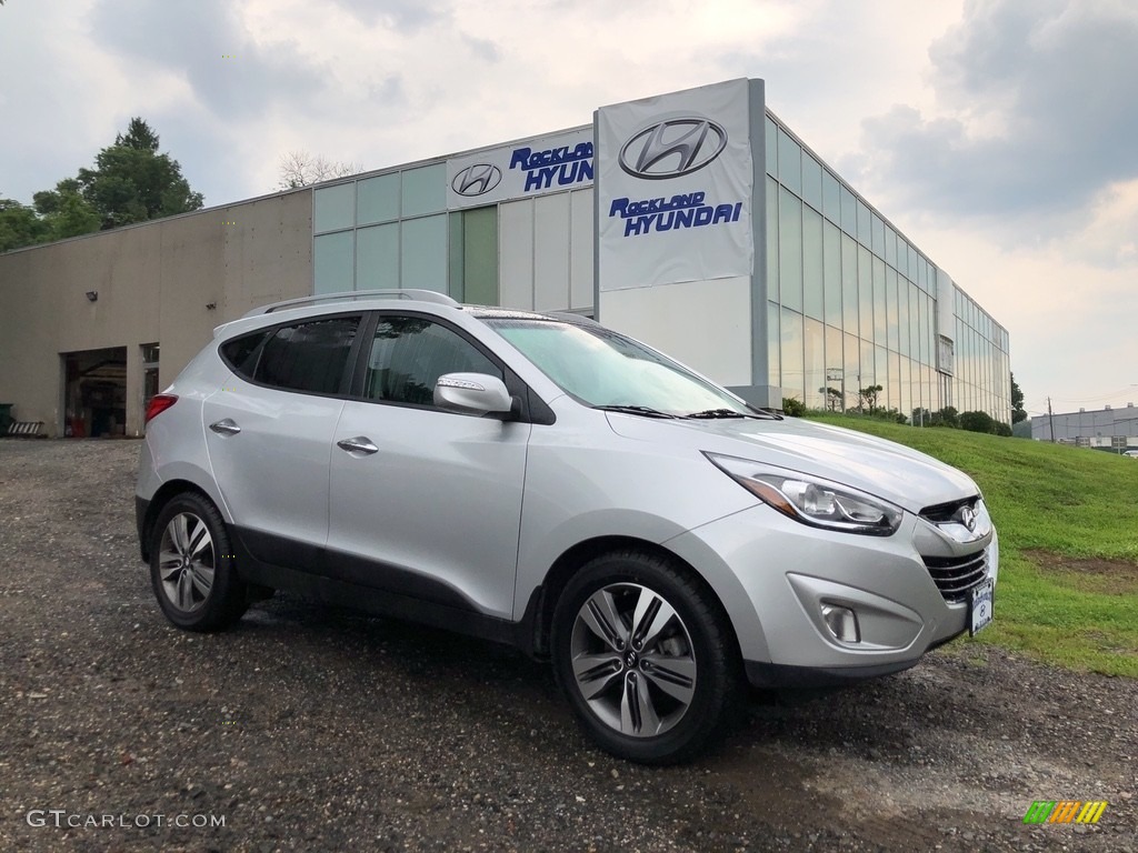 2015 Tucson Limited AWD - Diamond Silver / Black photo #1