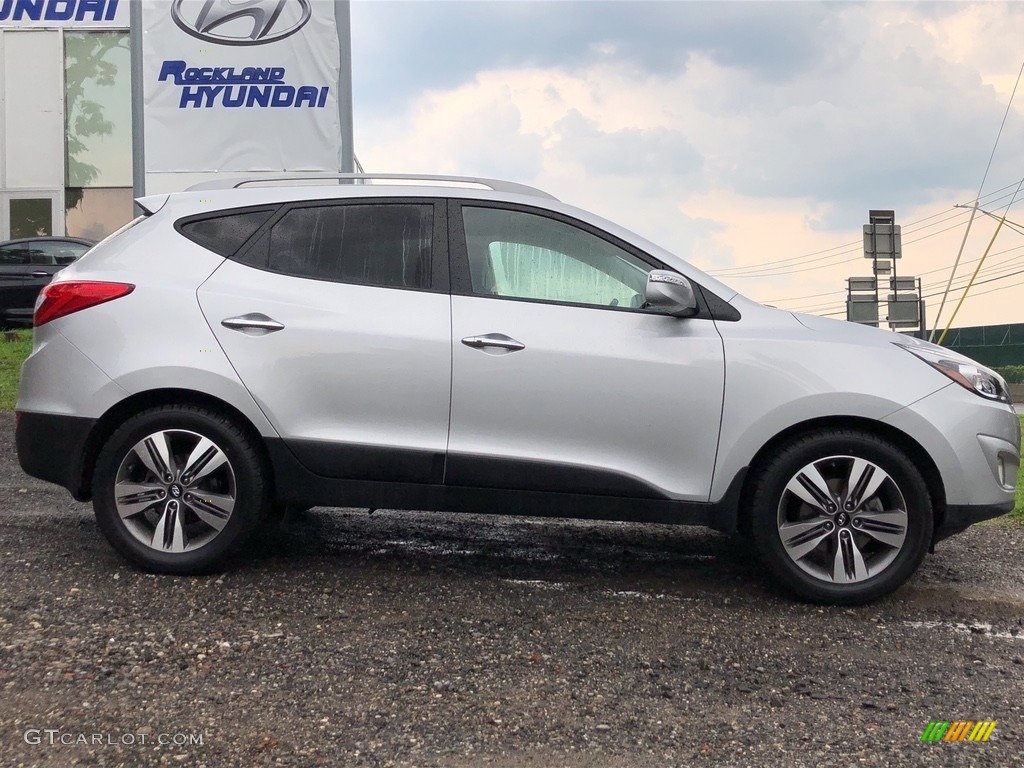 2015 Tucson Limited AWD - Diamond Silver / Black photo #2