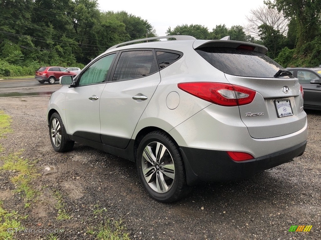 2015 Tucson Limited AWD - Diamond Silver / Black photo #4