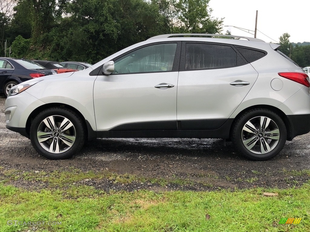 2015 Tucson Limited AWD - Diamond Silver / Black photo #5