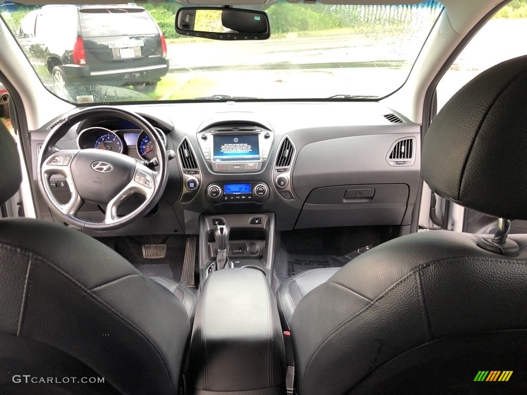 2015 Tucson Limited AWD - Diamond Silver / Black photo #14