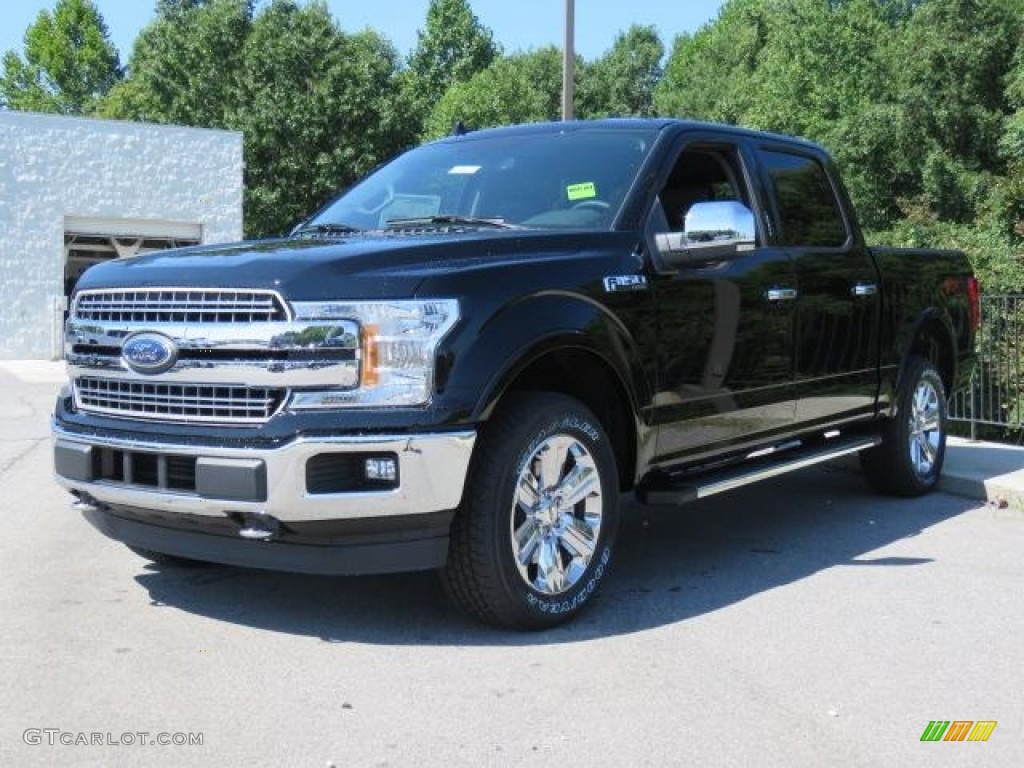 2018 F150 Lariat SuperCrew 4x4 - Shadow Black / Black photo #3