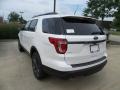 2018 White Platinum Ford Explorer XLT 4WD  photo #3