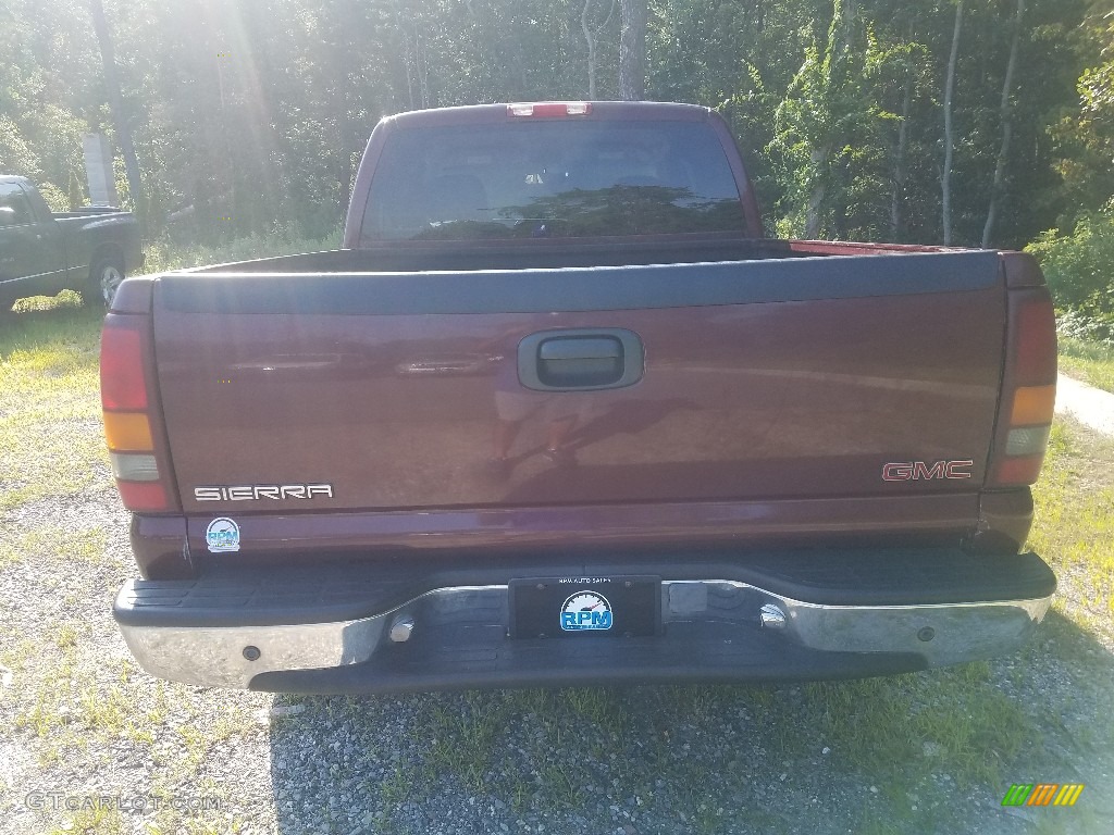 2001 Sierra 1500 SLE Extended Cab 4x4 - Dark Toreador Red Metallic / Graphite photo #8