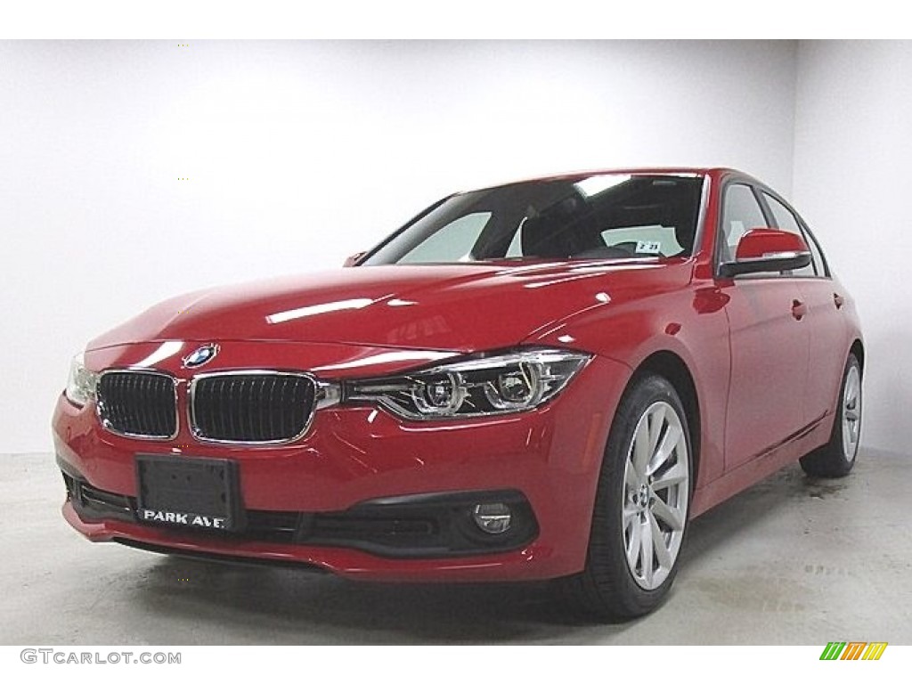 2018 3 Series 320i xDrive Sedan - Melbourne Red Metallic / Black photo #1