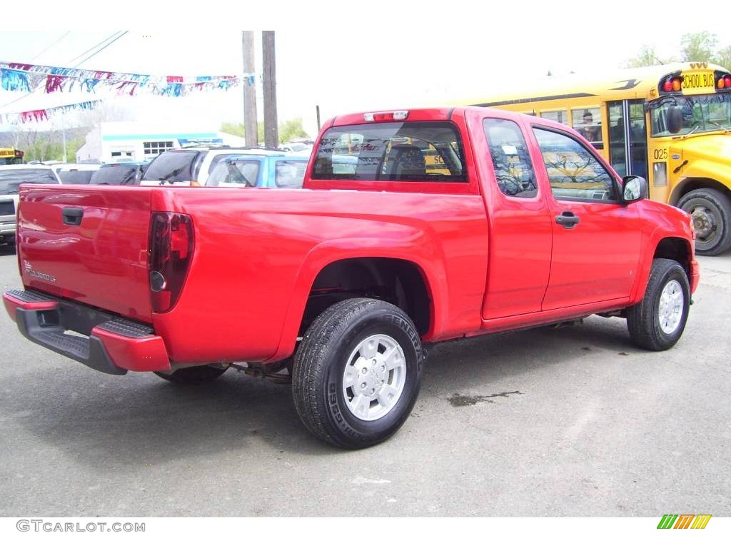 Victory Red 2008 Chevrolet Colorado LS Extended Cab 4x4 Exterior Photo #12872493