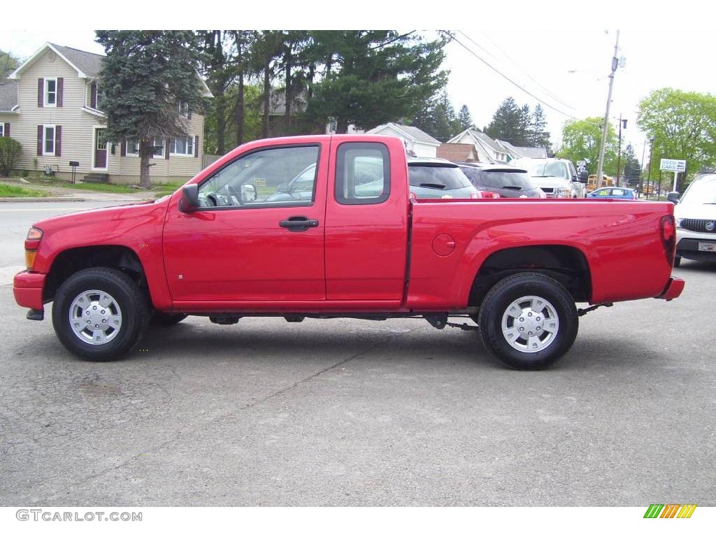 Victory Red 2008 Chevrolet Colorado LS Extended Cab 4x4 Exterior Photo #12872508