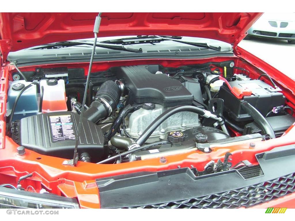 2008 Chevrolet Colorado LS Extended Cab 4x4 2.9 Liter DOHC 16-Valve VVT Vortec 4 Cylinder Engine Photo #12872533