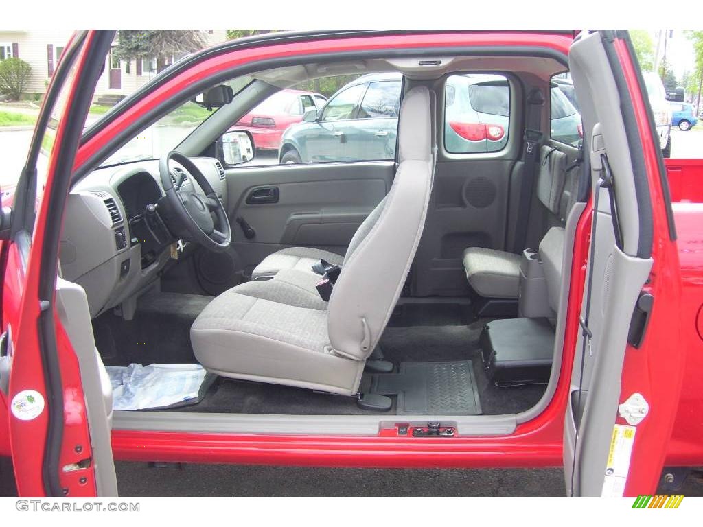 Medium Pewter Interior 2008 Chevrolet Colorado LS Extended Cab 4x4 Photo #12872543
